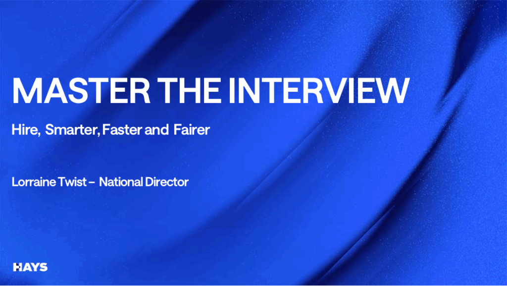 Master the Interview